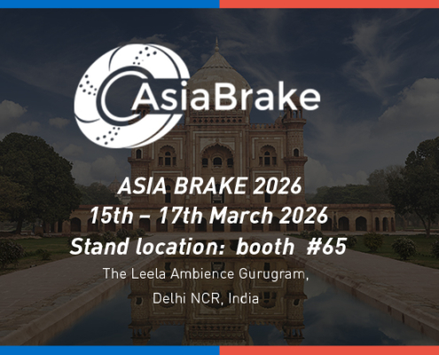 NUADI and SADECA will be present at the Asia Brake trade fair in India.