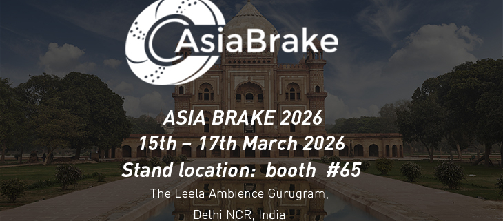 NUADI and SADECA will be present at the Asia Brake trade fair in India.
